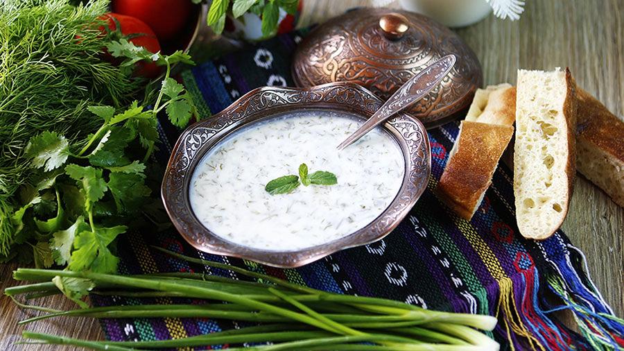 غذاهای باکو ، آش دوغ یا دوگا